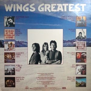 Wings Greatest Vinyl Lp '78